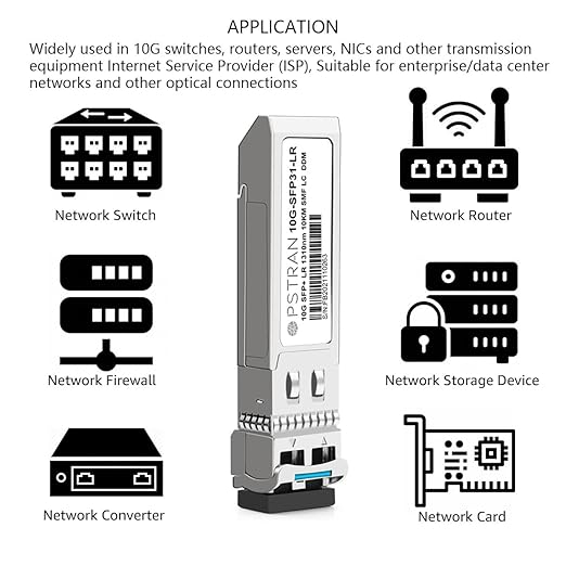OPSTRAN 10GBASE-LR SFP+ Optical Transceiver Module Compatible with D-Link DEM-432XT DEM-432XT-DD 1310nm 10km DOM Duplex LC SMF