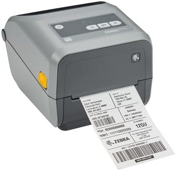 Zebra ZD421 Thermal Transfer & Direct Thermal Desktop Printer 203 dpi Print Width 4-inch USB/USB Host/Modular Connectivity ZD4A042-301M00EZ | Includes Jetset Software