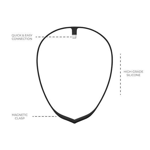 Upright Bundle: GO 2 Posture Corrector & Black Magnetic Necklace