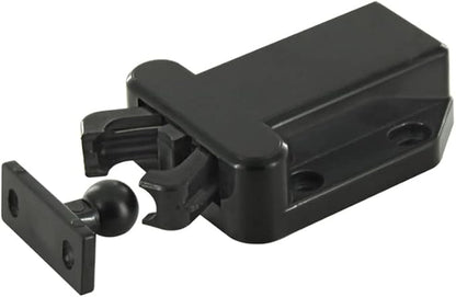 Cabinet latches,Push Latch, Rebound self-Locking Device, with Automatic pop-up Function Cabinet Lock, Prevent The Door from Sliding, Convenient and Practical, Easy to Install. (2 Pack)