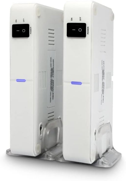 DYNASTY PROAUDIO WSA-5RP Wireless Surround Sound Rear Speakers Kit with 2 x 50W Amplifier Built-in, 5.2G / 5.8GHz Dual Band Selectable, Total 106 RF Channel Auto Switching