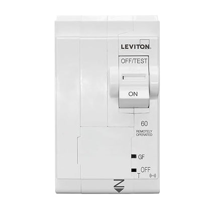 Leviton 2nd Gen Smart Circuit Breaker with Remote Control, GFCI, 2-Pole 60 Amp, 120/240-Volt and 120/208-Volt, 10kA Interrupt Rating, LB260-GST