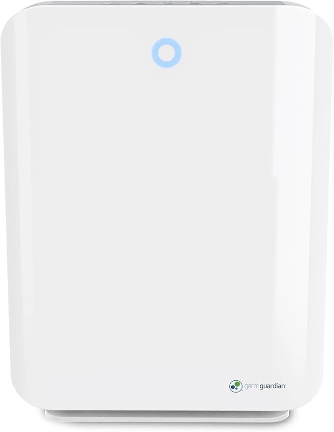 GermGuardian HEPA Air Purifier for Home, Large Rooms up to 1760 Sq. Ft. with HEPA Air Filter & UV-C Light, Zero Ozone Verified, AC5900WCA, White