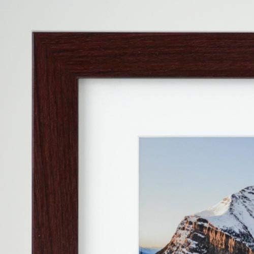 Frame It Easy 33 x 33 Merlot Wood Frame (Derby)