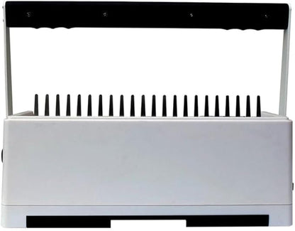 TruBind Manual Comb Binding Machine | Punch up to 20 Sheets | Bind up to 425 Sheets | 21 Fully Disengageable Dies | 19-Ring Comb | 2-Year Warranty