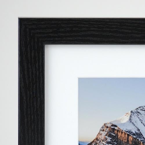 Frame It Easy 33 x 27 Black Grain Wood Frame (Derby)