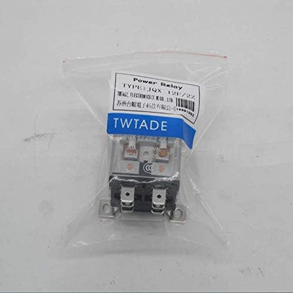 TWTADE/JQX-12F-2Z AC 110V Coil Voltage 30A DPDT 2NO+2NC General Purpose High Power Relay 8 Pin