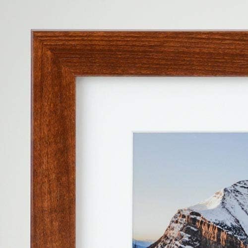 Frame It Easy 33 x 8 Russet Wood Frame (Derby)