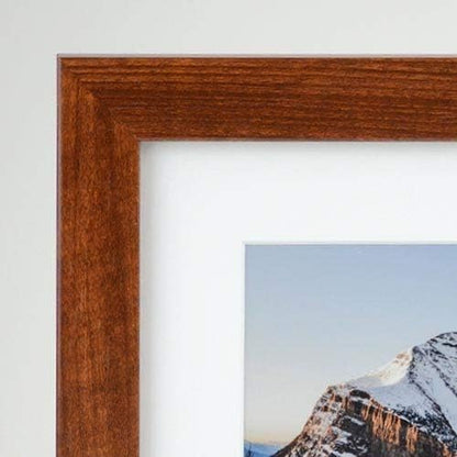Frame It Easy 33 x 8 Russet Wood Frame (Derby)