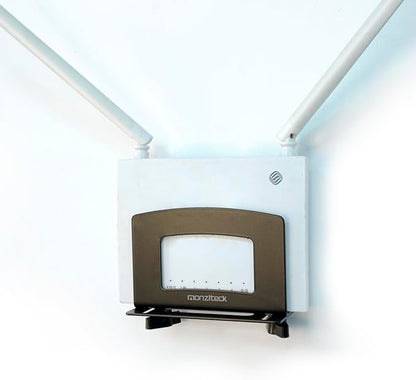 Monzlteck Adjustable Small Device Wall Mount Or VESA Mount Behind The Monitor |Design for Streaming Media Player, Switch, WII,Cable Boxes, Modems,Router,Power,mini pc,Mac mini,OptiPlex MFF and More