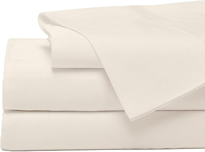 Cozy Earth Luxury Bed Sheet Set - 100% Viscose from Bamboo Fabric, Ultra-Soft & Breathable, Fits Regular & Deep Pocket Mattresses up to 20" - 5 Pieces Split King Sheet Set Oat