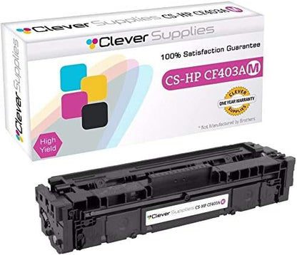 CS Replacement Toner Cartridge Compatible with HP 201A CF403A Magenta Pro M252dw M252n MFP M277dw MFP M277n M252 M252dw