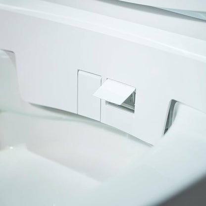 WOODBRIDGE Smart Toilet with Auto Open/Close,1000g MaP Flush Score,Foam Shield,Foot Sensor, Movement Drying,Auto Flush,ADA Height,Blackout Flush,Heated Seat,One Piece Toilet with Tank Built in