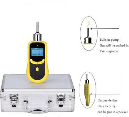 ATO Handheld Carbon Monoxide (CO) Gas Detector, 0 to 1000ppm CO Gas Tester Monitor Detector Alarm with Audible, Visual and Vibrating