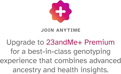23andMe Health + Ancestry Service: DNA Test Kit, FDA-Authorized Reports, Genetic Test, Health Predispositions, Carrier Status, Wellness, Family Tree (Before You Buy See Important Test Info Below)
