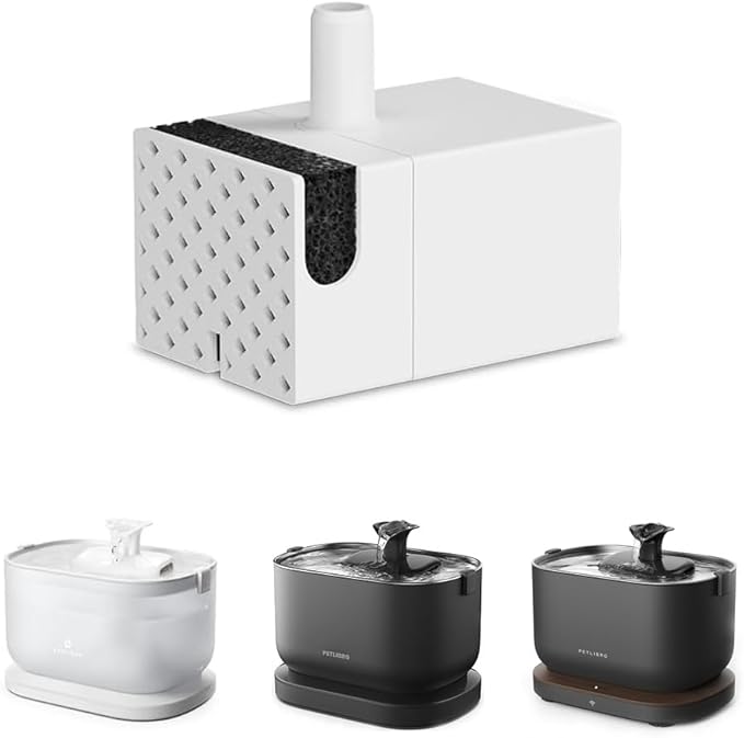 PETLIBRO Offical Cat Water Fountain Pump, Easy Replacement for Cat Fountain PLWF115/PLWF105/PLWF005, Wireless Cat Fountain Pump for Pet Water Fountain, Super Quiet Pump for Dog Dispenser