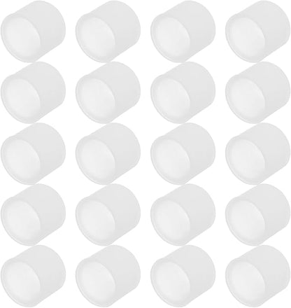PATIKIL RCA Anti Dust Plug Dustproof Cover, 5pcs 0.4"/10mm Port Stopper Protector Silicone RCA Female Connector for TV Speaker Set-Top Boxes DVD Players Projectors, Clear