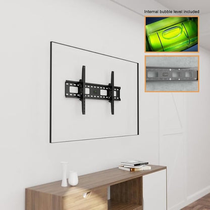 Ultra Slim Tilt TV Wall Mount Bracket for Samsung QN85D QN75QN85D 75 Inch TV - Low Profile 1.7" from Wall, 12° Tilt Angle, Industrial Grade, Easy Install