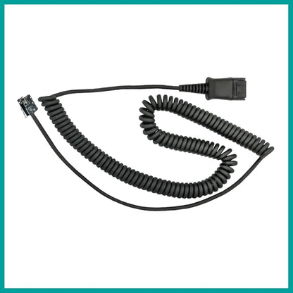 DailyHeadset RJ9 NC Mono Phone Headset for Analog Aastra Nortel Digium Polycom ShoreTel NEC Allworx Toshiba Phones Includes RJ9 and 3.5mm Adapter