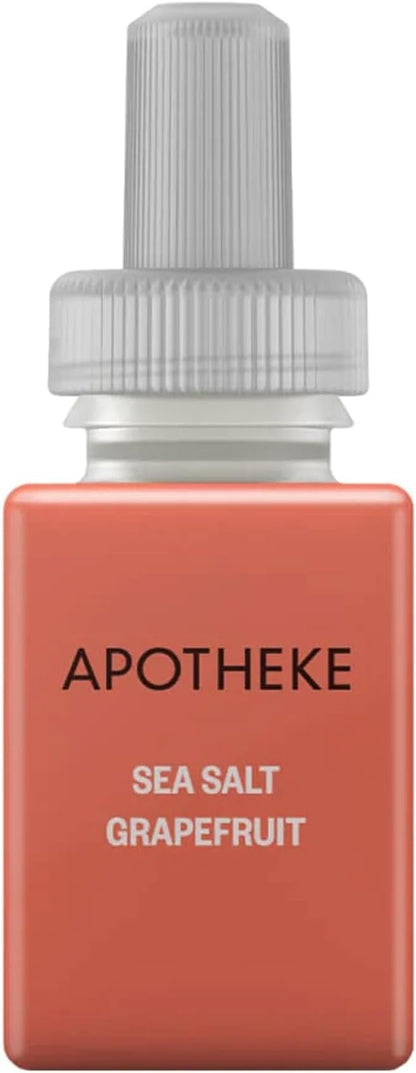 Pura Smart Home Plug-in Diffuser Refills by Apotheke, (Sea Salt Grapefruit) - Pura Fragrance Refills - Long-Lasting Aromatherapy Air Freshener Fragrance Products with Perfume-Grade Essential Oils