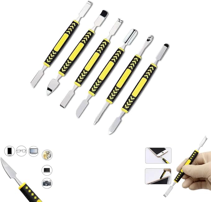 Spudger 31 Piece Electronics Pry Tool Kit with Metal Plastic Spudger Tool Screwdriver Set for iPhone, Laptop, iPad, Cell Phone, MacBook, Tablet, Computer, Electronics Repair