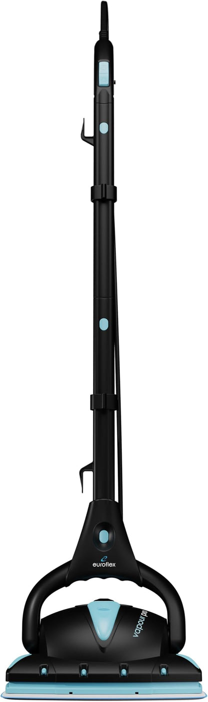 Euroflex Vapour Pro Steam Mop & All-in-One Steam Cleaner 20-Piece Set - Commercial Grade 295°F & 50 PSI - Good Housekeeping #1 Rated; Kills 99.9% Bacteria & Viruses (H1N1); 5-Year Warranty
