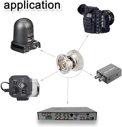 Superbat SDI Cable BNC Cable 75ohm Belden 1694A 100ft + 3G/6G SDI Cable Reel Supports HD-SDI/3G-SDI/4K/6K SDI Recorder Camera Monitor Converter Router Audio Sync Broadcast etc.