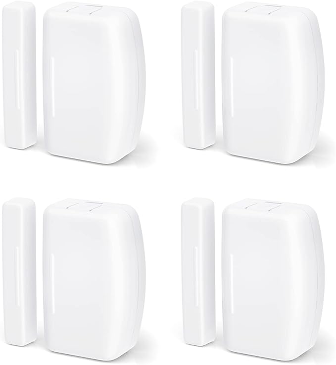 THIRDREALITY Zigbee Contact Sensor 4 Pack, Door and Window Monitor, Home Automation,Works with Home Assistant,SmartThings,Aeotec,Homey,Hubitat or Echo Devices with Build-in Zigbee Hub,hub Required