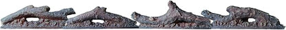 Electric Fireplace Wall Fireplace Recessed Electric Fireplace Synthetic Resin Decoration Electric Transparent Logs Flame Suitable for 42" Electric Fireplaces 4Pieces