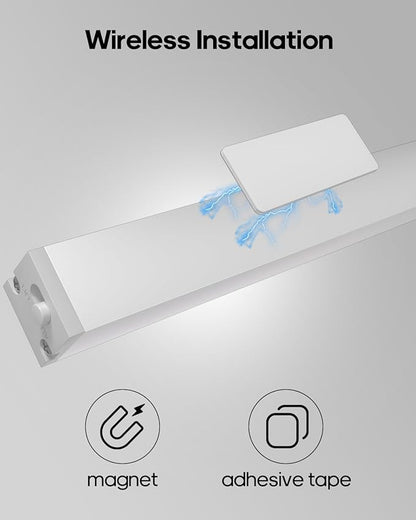 GOODEA Led Under Cabinet Lights Wireless, 7’’ Rechargeable Motion Sensor Light Indoor, Dimmable Closet Lights for Cabinets, Bookshelf, Stair, Hallway