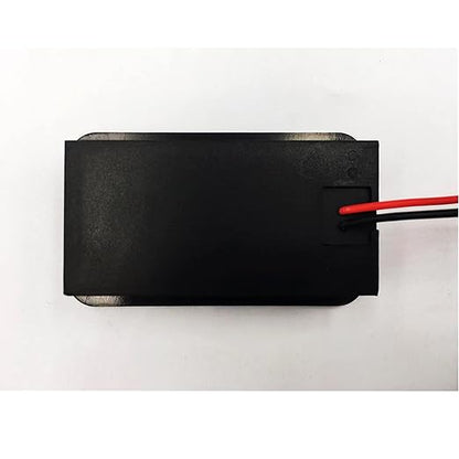 IPX7 Waterproof Battery Monitor with Bracket 7-100V,Car Motorcycle Golf cart Battery Meter Digital Battery Capacity Remaining Capacity Percentage Tester with Buzzer Alarm and Temperature