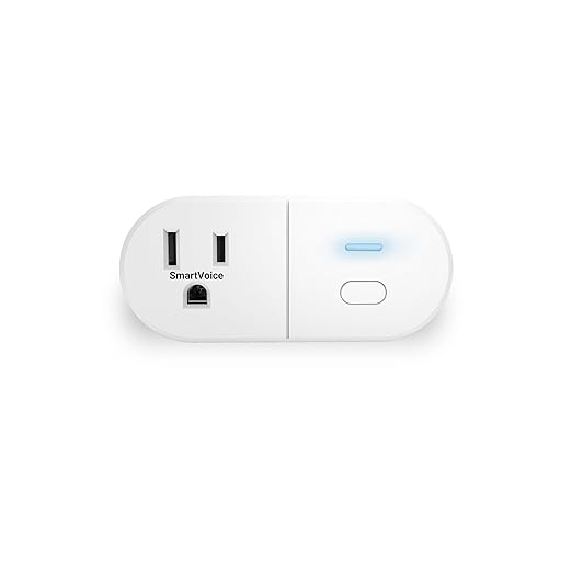 Emerson SmartVoice ES513 Wall Plug, Offline 30+ Voice Control Commands - No APP, No WiFi, No Setup, Smart Outlet Extender for Home and Office, Sleep & Wake Timer, ETL Listed
