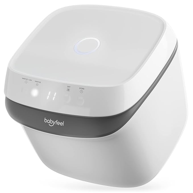 UV Light Sanitizer, UV Box Sanitizer, Conveniently Sanitizes in Minutes, Large Capacity, No Cleaning Required, Touch Control