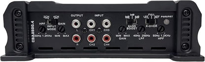 Orion Cobalt Series CBA2500.4 High Efficiency 4-Channel Class A/B Amplifier for Car Audio Stereo – 2500W High Output, 2/4 Ohm Stable, Adjustable Low/High Pass, Bass Boost, MOSFET Power Supply