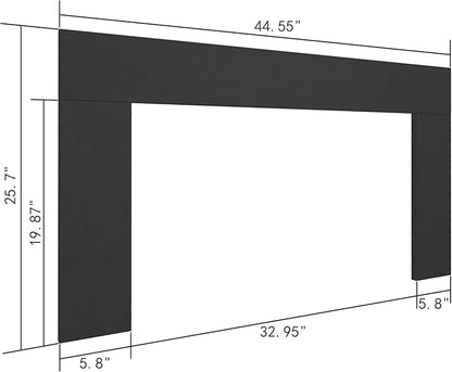 Trim Kit for 35.6" W x 21.1" H Electric Fireplace Inserts