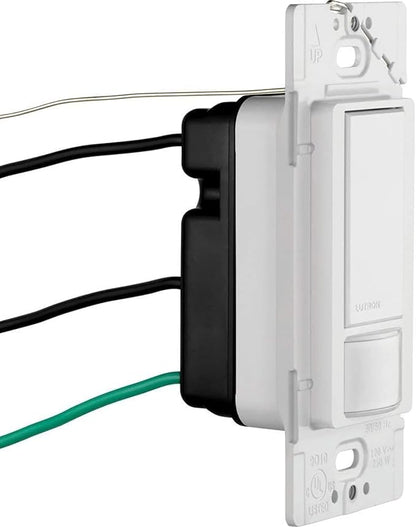 Lutron Maestro Motion Sensor Switch | 2 Amp, Single Pole | MS-OPS2-SW | Snow
