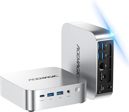 ACEMAGIC Kron Mini K1 Mini Gaming PC, Core i5-12600H (Beat 12450H up to 4.5 GHz) Mini Computers, 16GB DDR4 RAM 512GB SSD Triple 4K Display Desktop Micro Small Pc for Gaming/BT5.2/WiFi6/HDMI/USB3.2