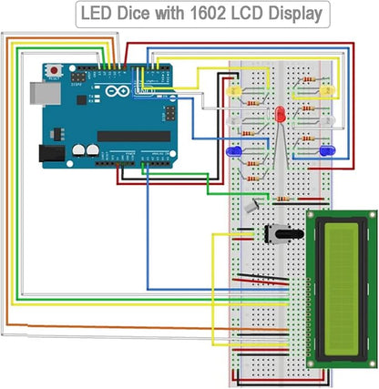 DIYmalls 1602 LCD Display Module DC 5V 16x2 White Character Blue Backlight 1602A 16 Pin Parallel Interface AIP31066 Controller for Arduino ESP32 Development Board (Pack of 2), no IIC