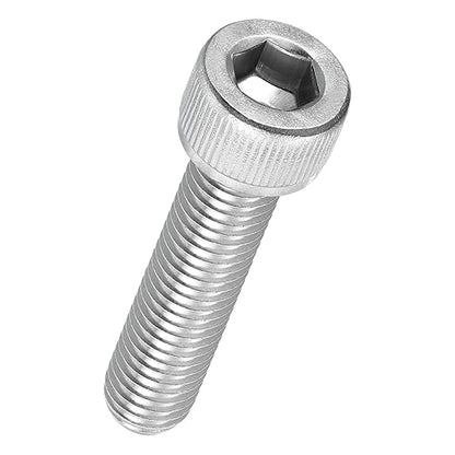Kozelo 10pcs Socket Head Cap Screws - [M10-1.5 x 45mm] 304 Stainless Steel Allen Socket Drive for Electrical Motor 3D Printing Fan Engine Replacement Use, Silver