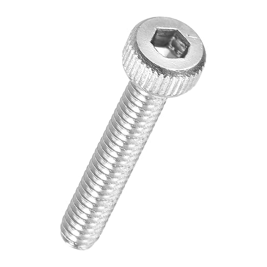 Kozelo 50pcs Socket Head Cap Screws - [M2-0.4 x 12mm] 304 Stainless Steel Allen Socket Drive for Electrical Motor 3D Printing Fan Engine Replacement Use, Silver
