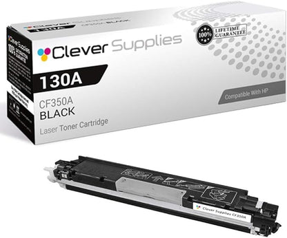 CS Replacement Toner Cartridge Compatible with HP M177FW CF350A Black 130A Color LaserJet M176 M177FW PRO M176N MFP M177FW MFP M176 MFP M177 PRO 100 MFP M176 M177 M177FW