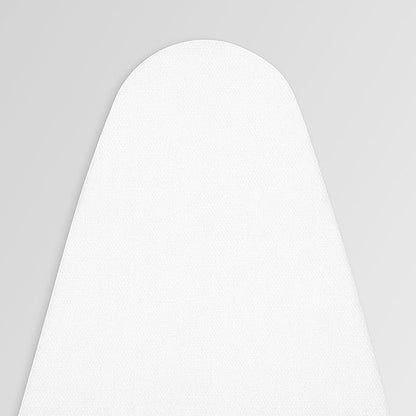 Encasa XO Ironing Board Cover and Pad 42"x14" - 4mm Felt Medium Iron Board Cover with Padding - Heat Resistant, Stain-Safe Dye, Non Slip Elastic Bungee Cord Tightening Iron Table Cover White