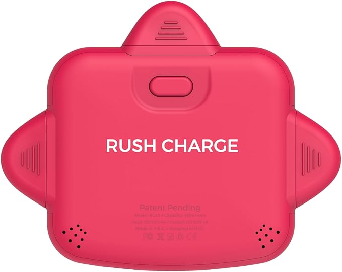 Rush Charge Universal COMET Portable Power Bank – 3200mah, 2.1A High-Speed Fast Charging - Apple Lightning, Type C, Micro-USB Charges 3 Devices at a Time Pre-Charged Compatible with iPhone 17 16 15 14