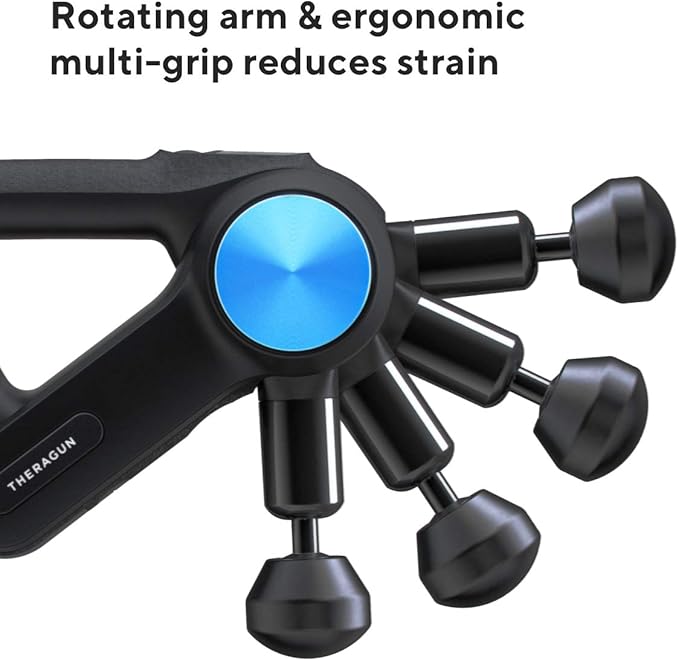 TheraGun Pro Handheld Deep Tissue Massage Gun - Bluetooth Percussion Massage Gun & Personal Massager for Pain Relief & Circulation in Neck, Back, Leg, Shoulder and Body (Black - 4th Gen)