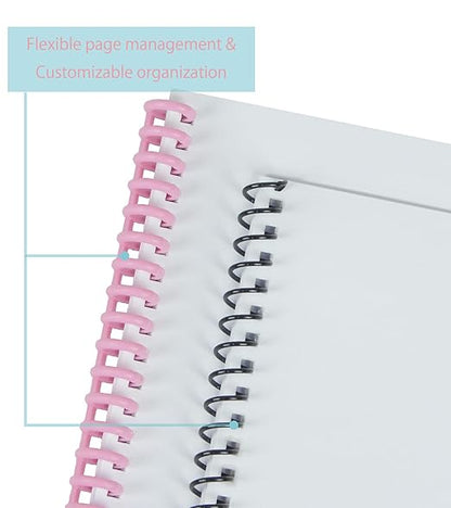 Rayson PT1202 Coil Binding Machine, 3:1 Pitch, 32 Hole Punch for Spiral & Click Binding Spines, Metal Spiral Binder Hole Punch, Punches 12 Sheets at a Time