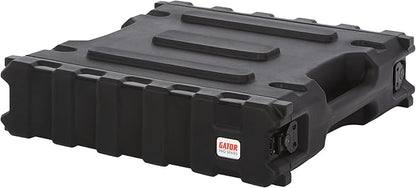 Gator Cases Pro Series 2U Rack Case with Standard 19" Depth, Roto Molded Made in USA (G-PRO-2U-19)