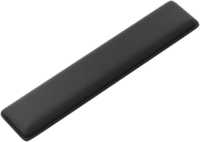 Faluber Cooling Gel Wrist Rest, 14.3-inch Length for Tenkeyless Keyboard, Memory Foam Palm Rest with Non-Slip Footpad, Ergonomic Design, Stain Resistant, PC Accessory Gaming Gear (Medium-TKL)
