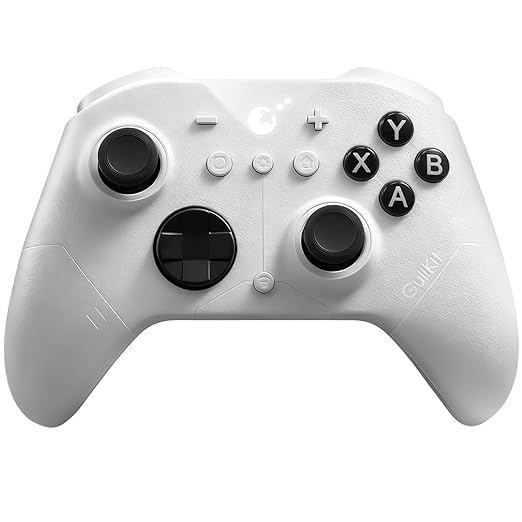 GuliKit ES PRO Fastest Wireless Controller – TMR Anti-Drift&Anti-Snapback Joysticks, Lowest Wireless Latency 3.25ms, Compatible with PC/Switch/Android/Switch 2 Wake-up,30h Battery, Gyro&Turbo for FPS