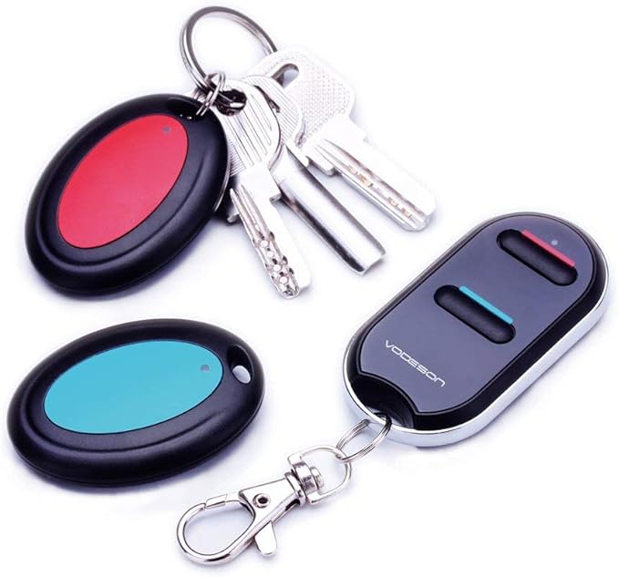 VODESON Key Finder TV Remote Control Finder, No Smartphone Needed Easy to Use Suitable for The Elderly 80dB RF Locator Device,Key Finders Make Noise Keychain Tracker/Wallet Finder