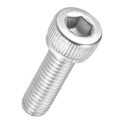 Kozelo 40pcs Socket Head Cap Screws - [M5-0.8 x 16mm] 304 Stainless Steel Allen Socket Drive for Electrical Motor 3D Printing Fan Engine Replacement Use, Silver